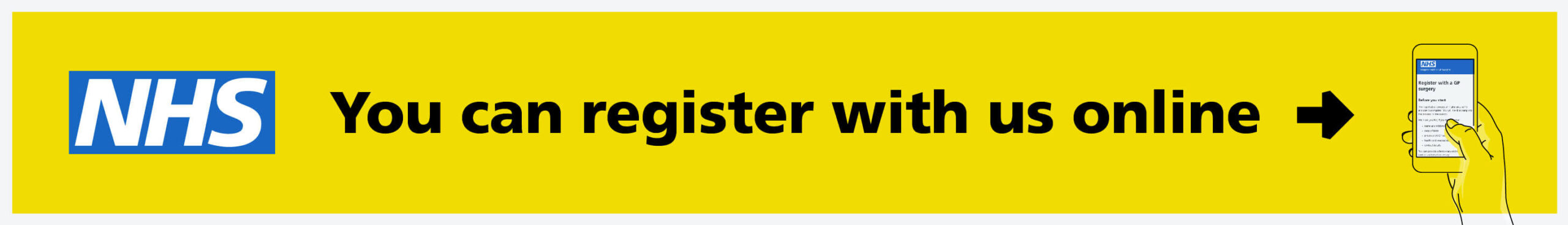 You can register with us online